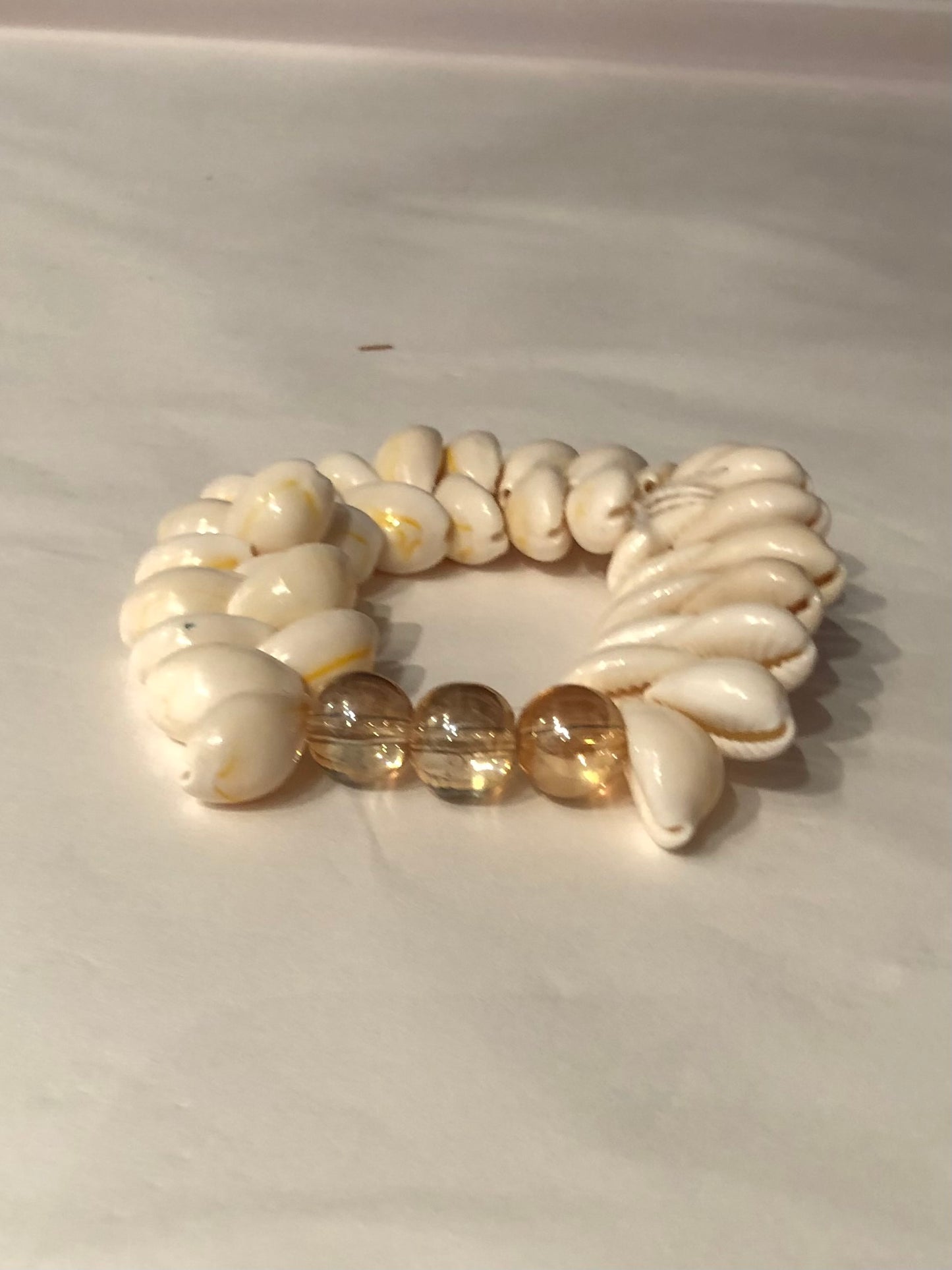 Beaded Shell Bracelet