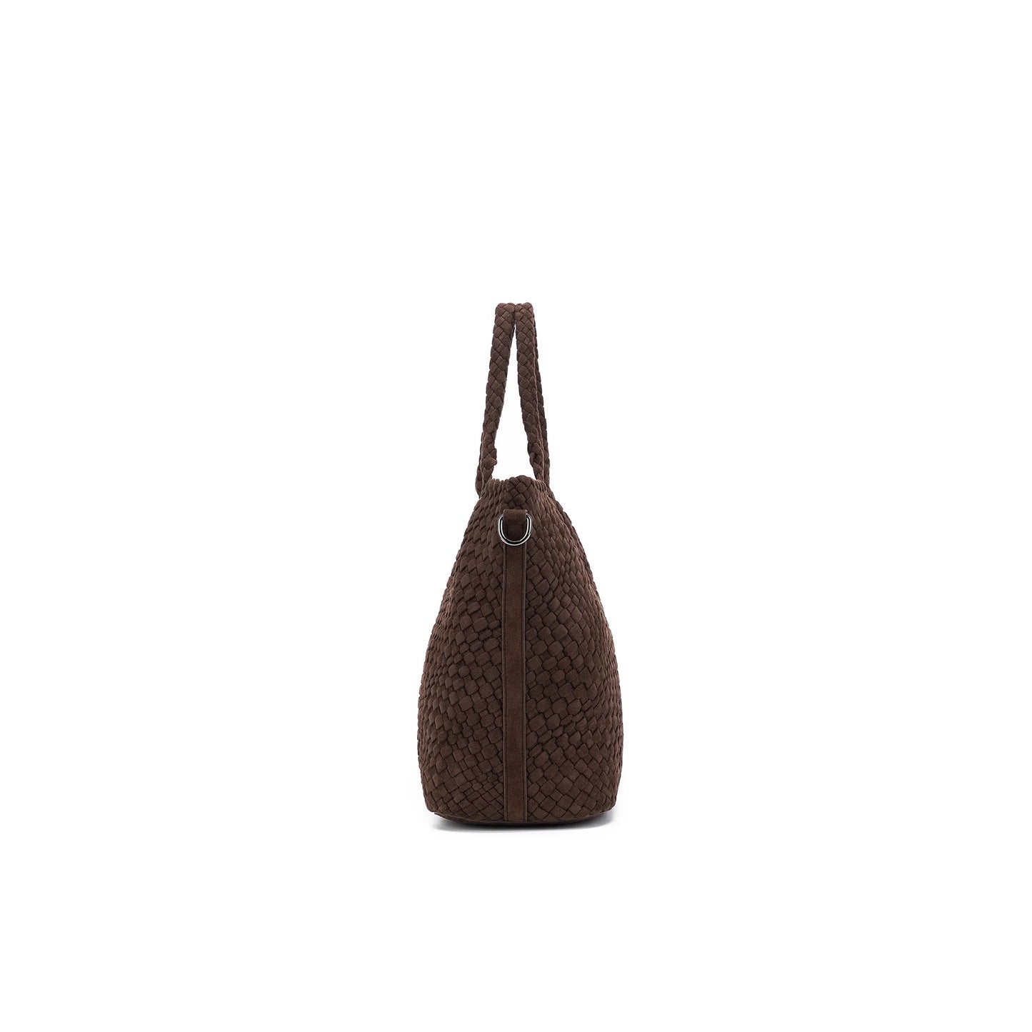 Arielle Chocolate 2 Piece Suede Handbag