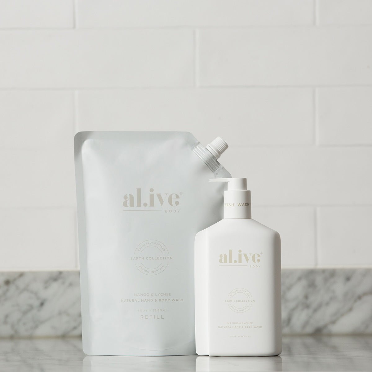 al.ive 1 LTR Wash Refill - Mango & Lychee