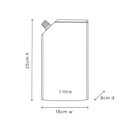 al.ive 1 LTR Wash Refill - Mango & Lychee