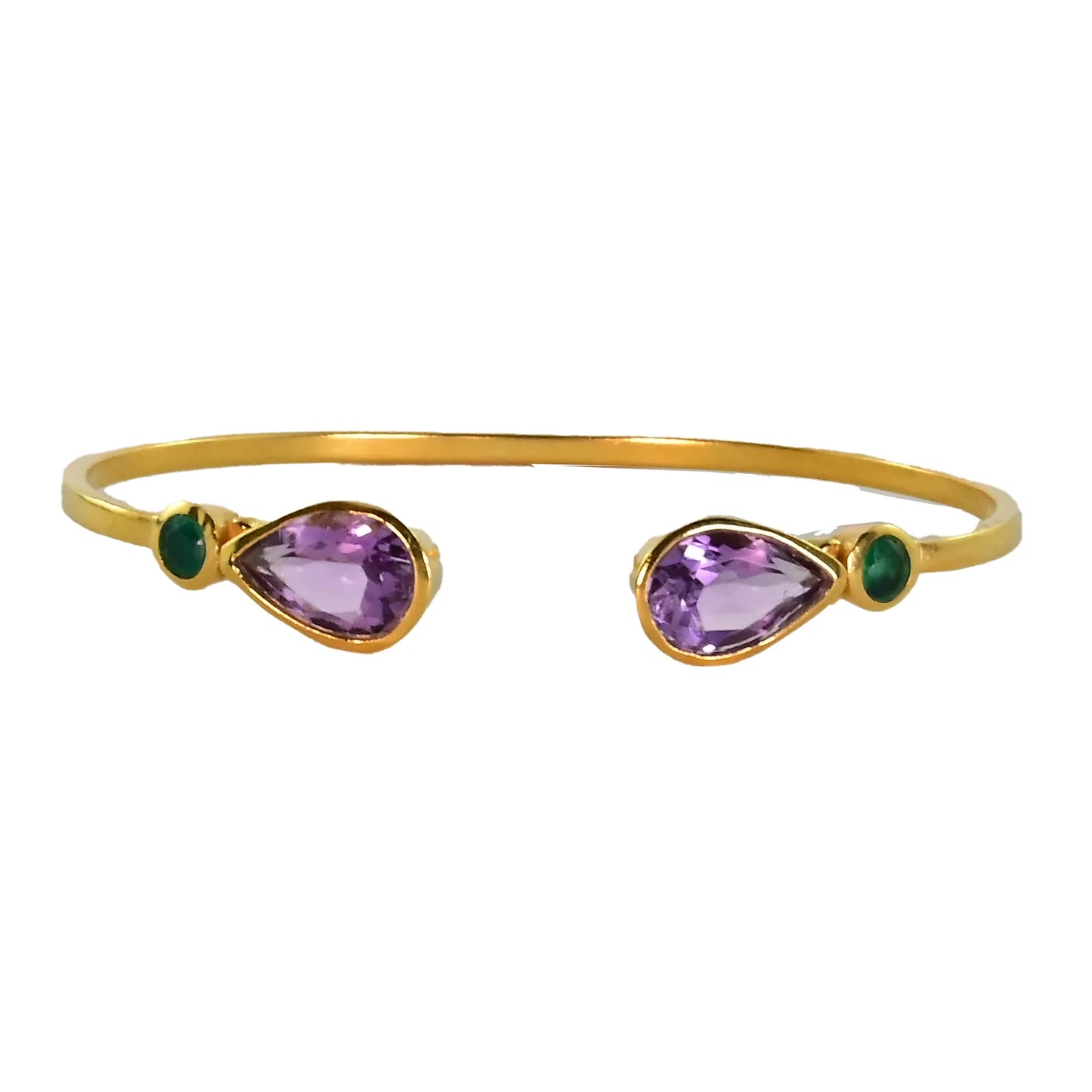 MW Cuff Bracelet with gemstones A62