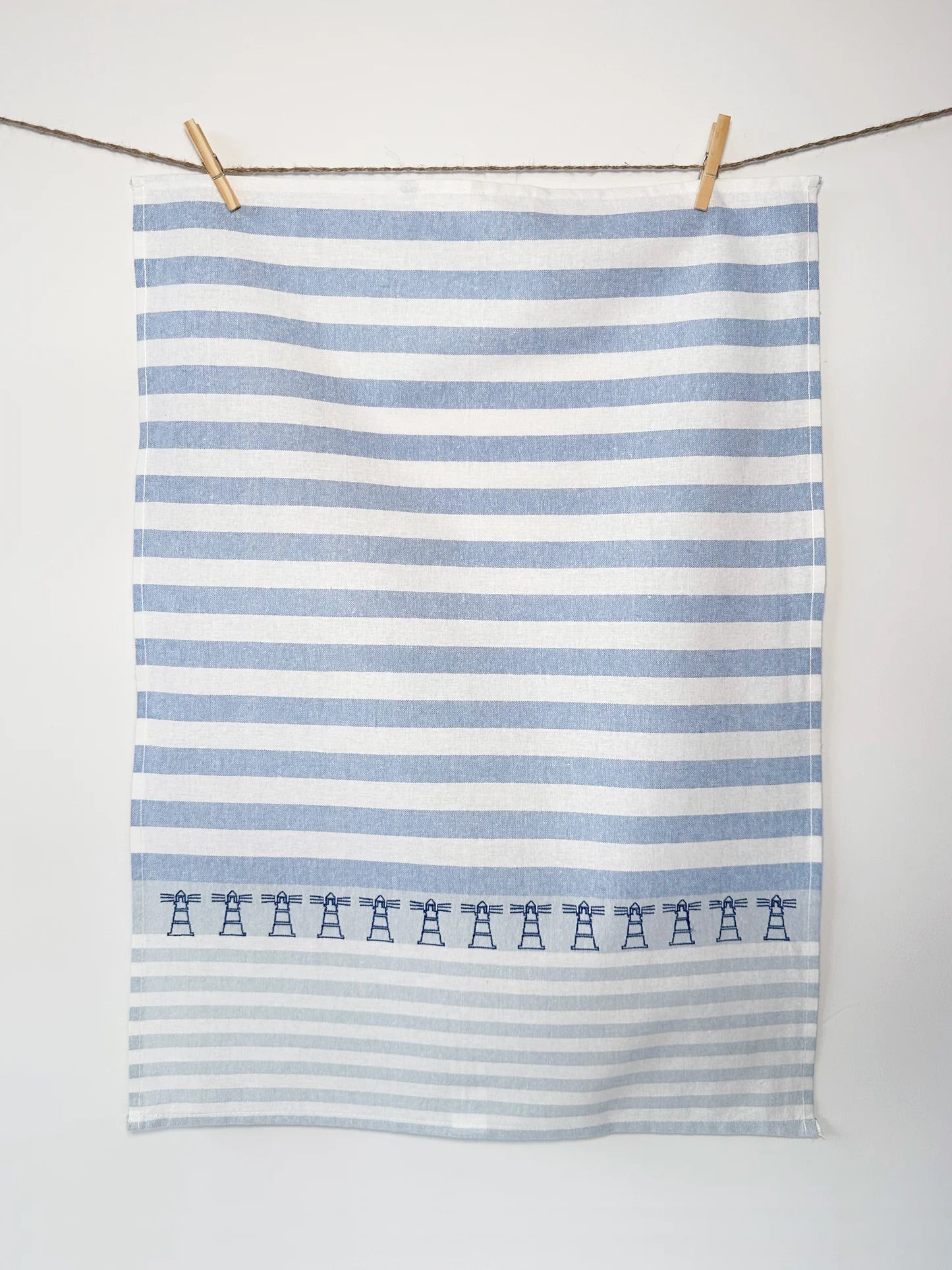 Lighthouse Linen Tea Towel
