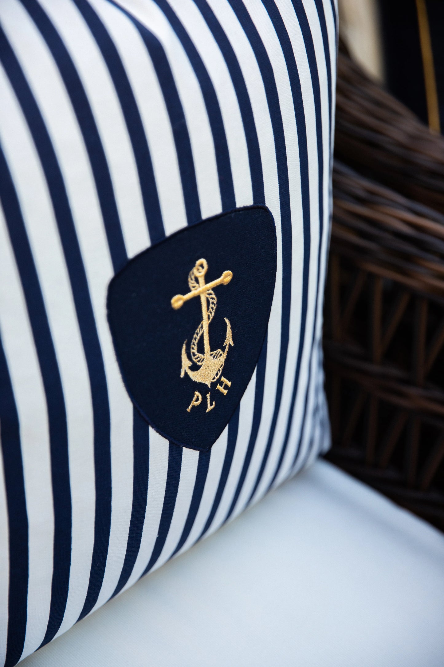 Nautical Stripes 55x55 Cushion