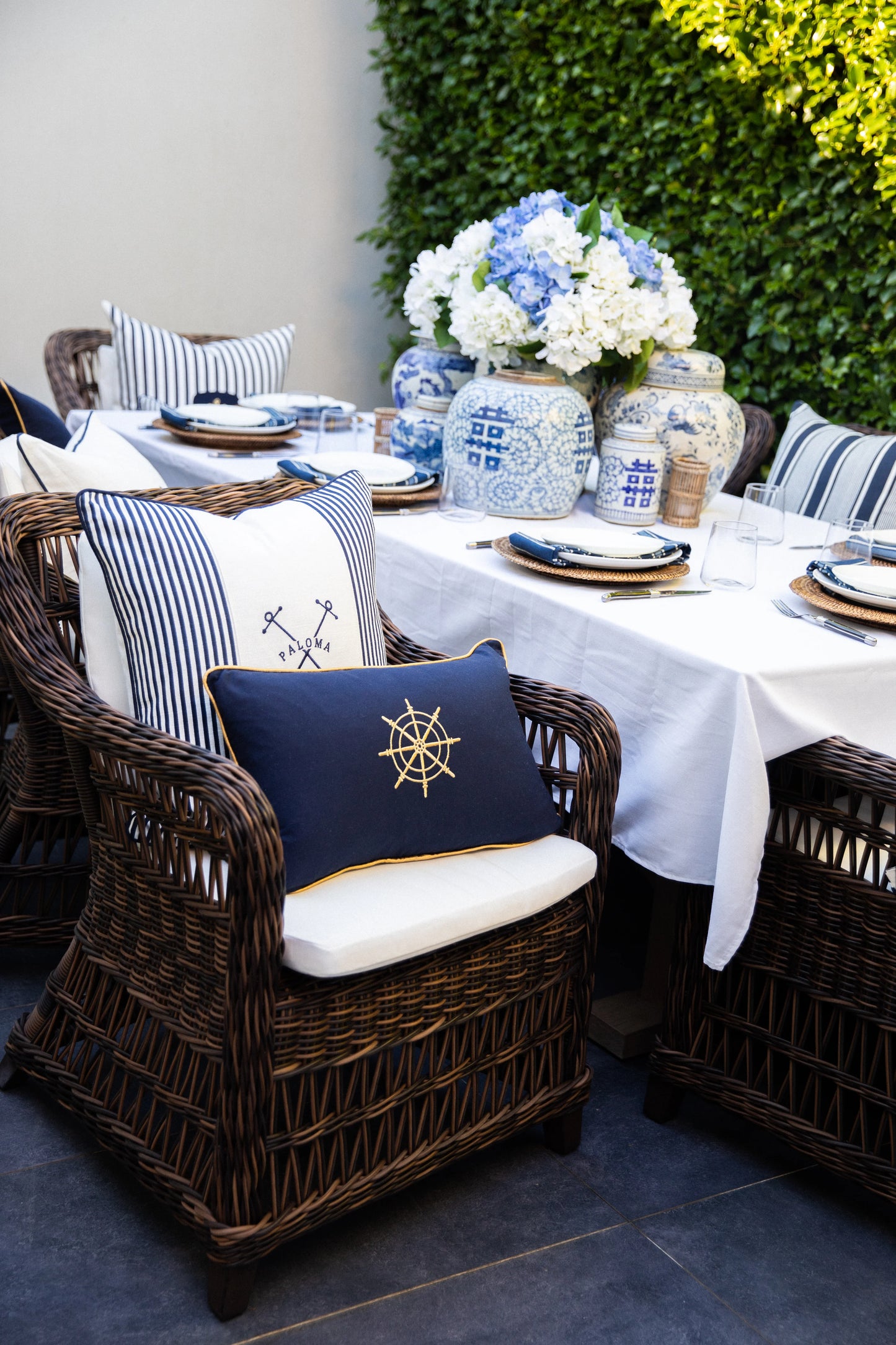Nautical Anchor 50x50 Cushion