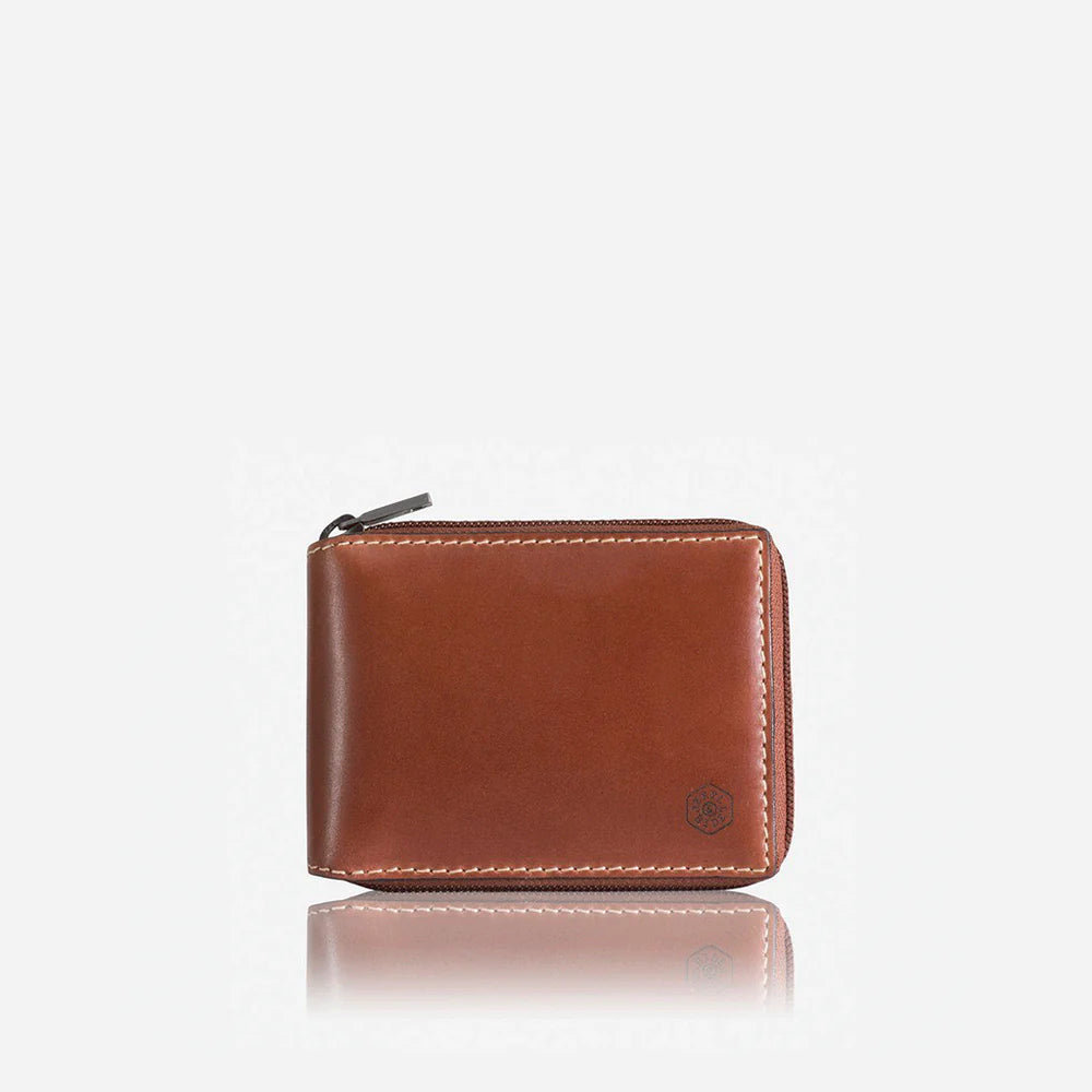 Texas Clay Large Zip Wallet with Coin