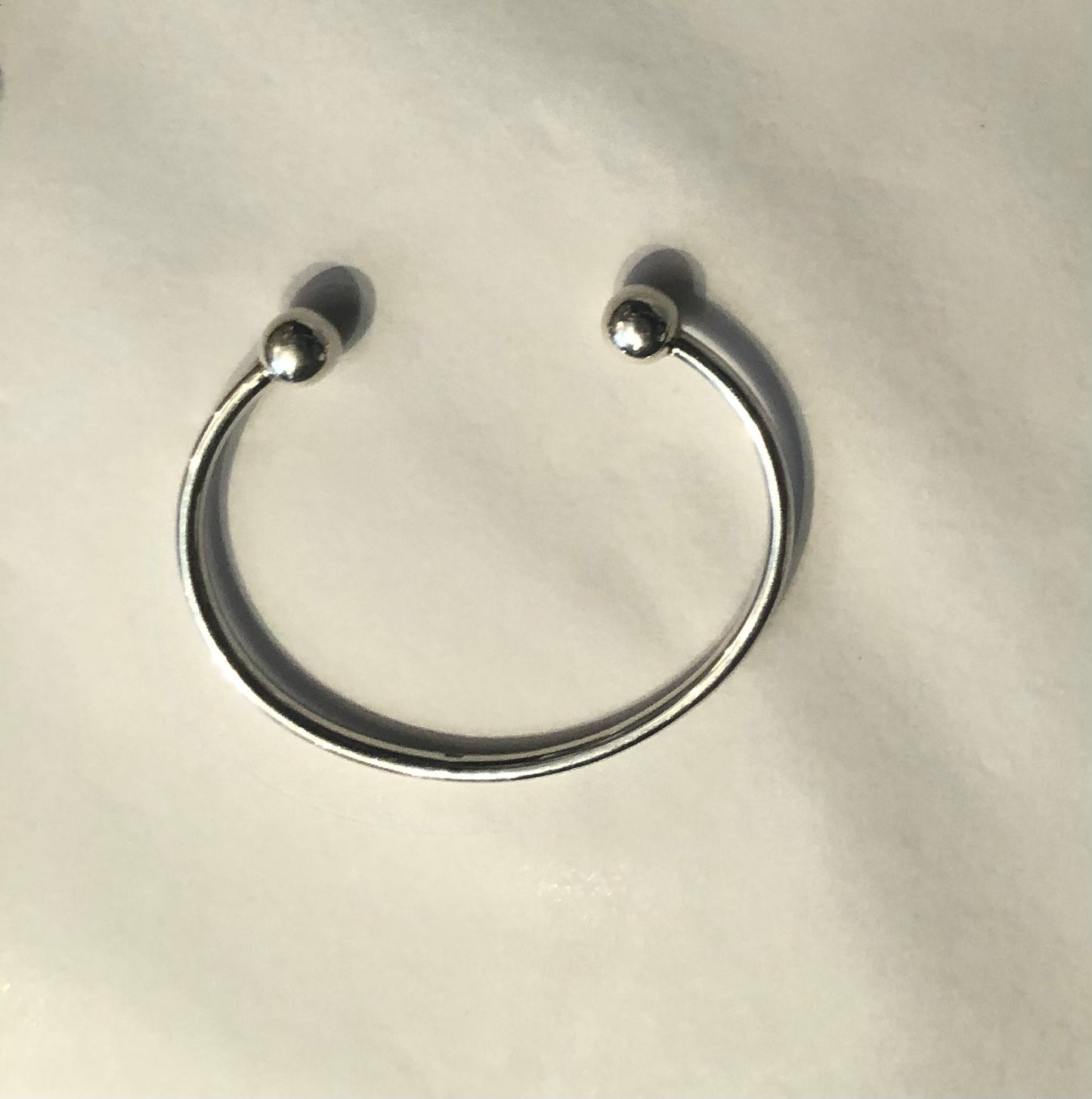 Petals Silver Bangle
