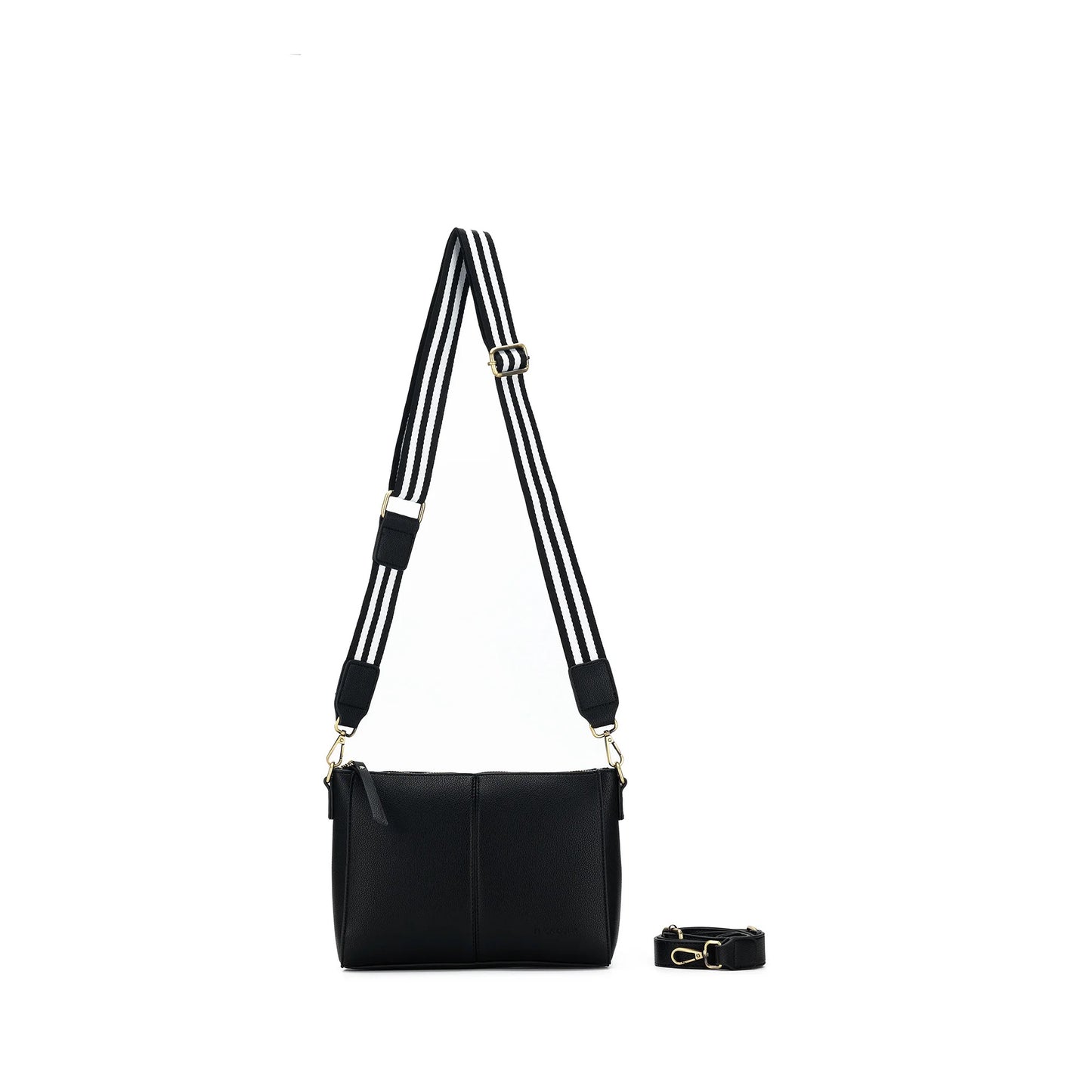 Aspen Black Crossbody Bag