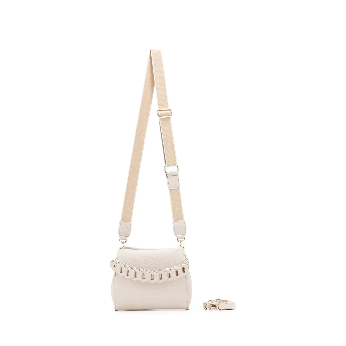 Lua Oatmeal 3 Compartment Handbag