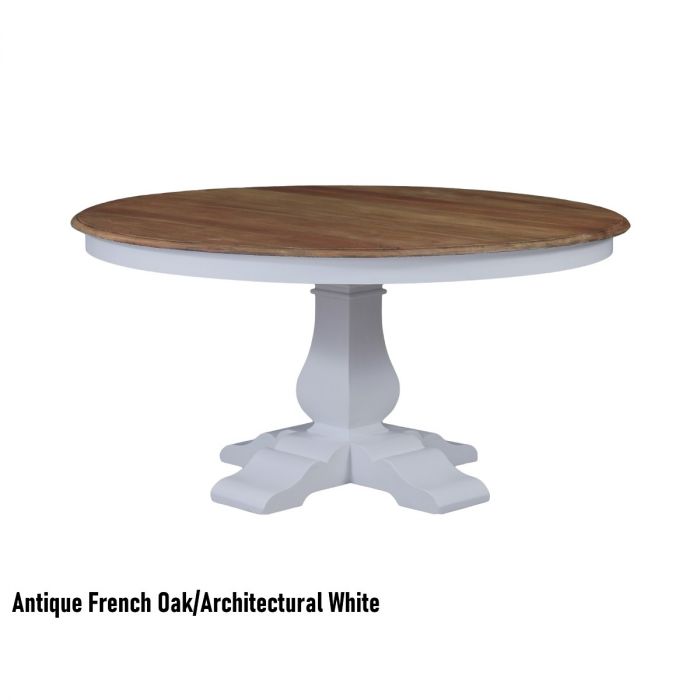 Trestle Round Dining Table