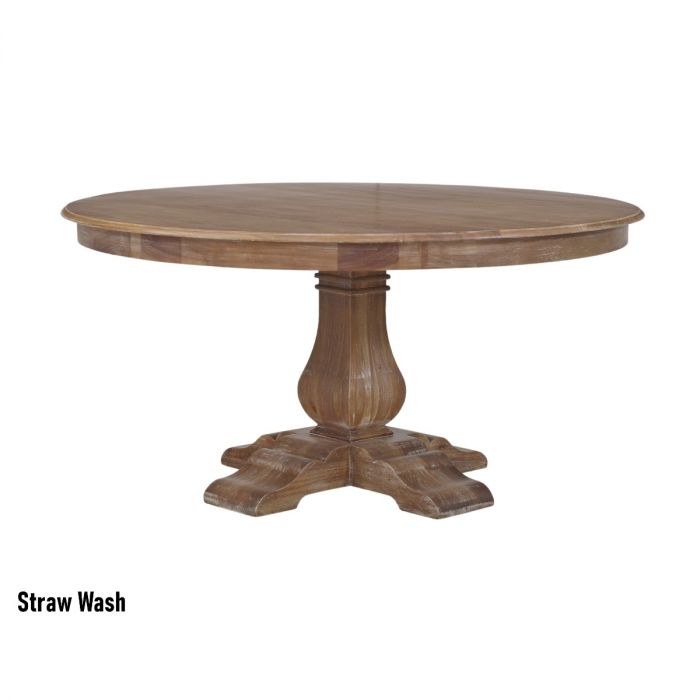 Trestle Round Dining Table