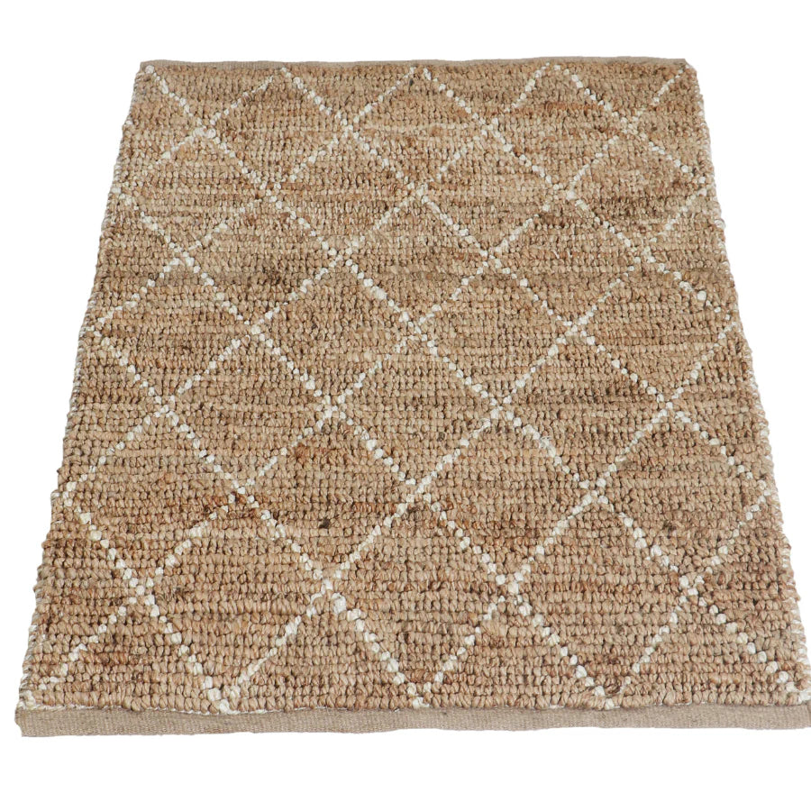 Jute Rug 200 x 300cm Anant White