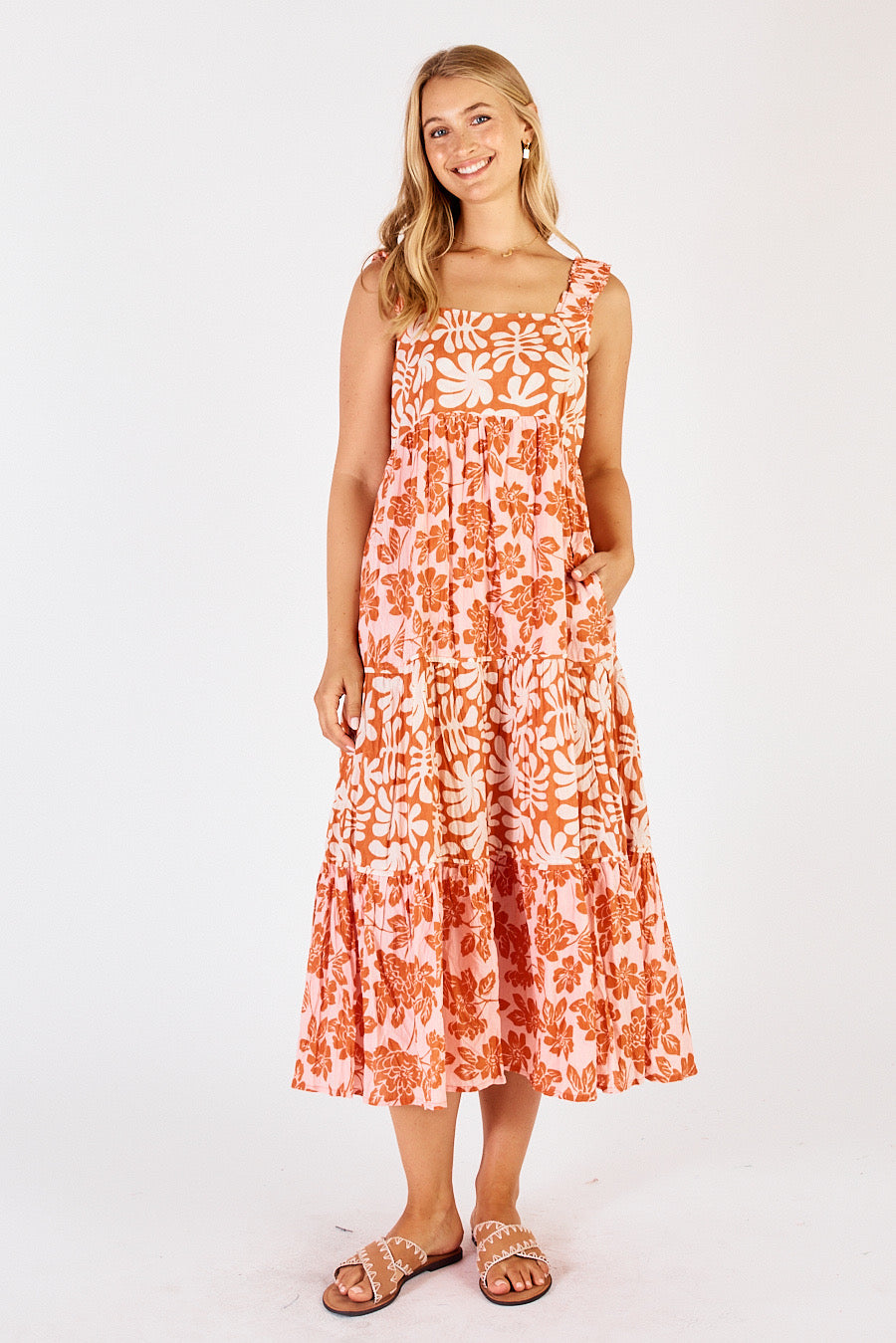 Mia Sundress Apricot