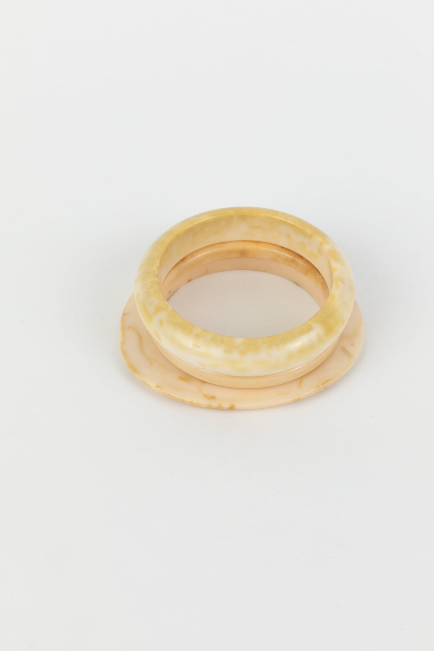 Highways Bangle Set of 3 Ivory