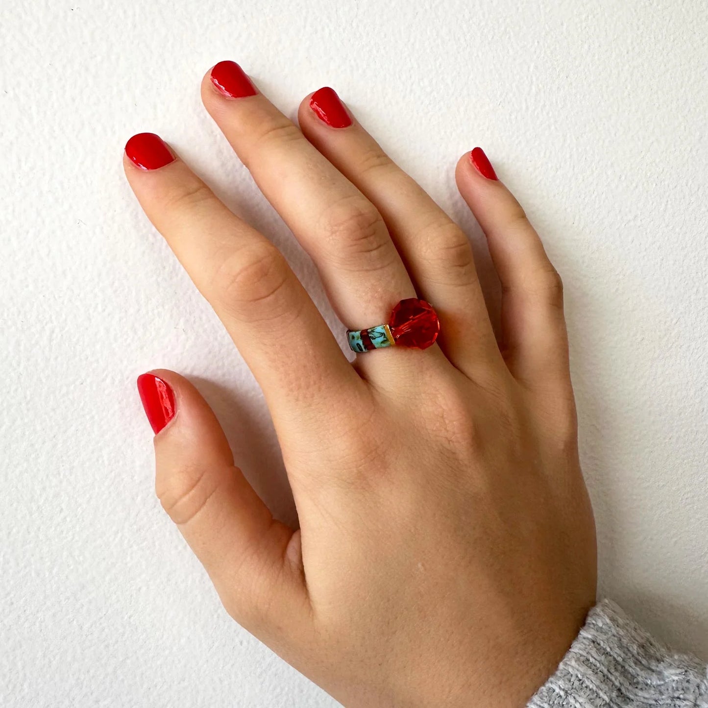 Vintage Bead & Tila Ring various