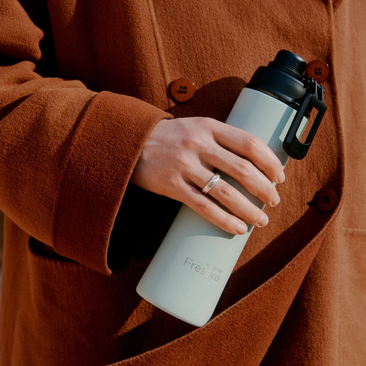 Move 660ml Sip Flask Drink Bottle in Denim Sage and other Colours