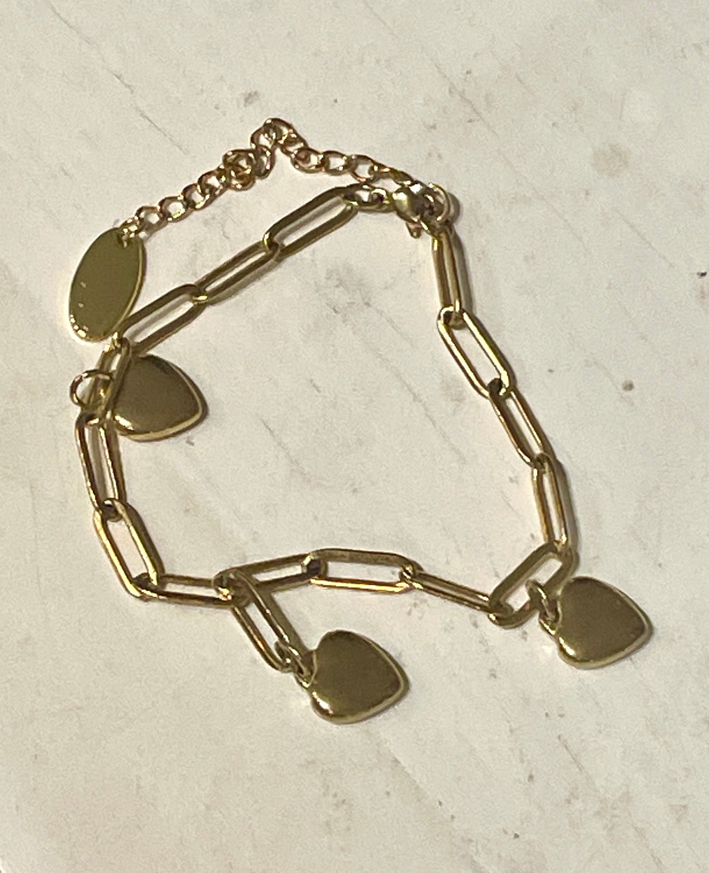 Heart Charm Bracelet