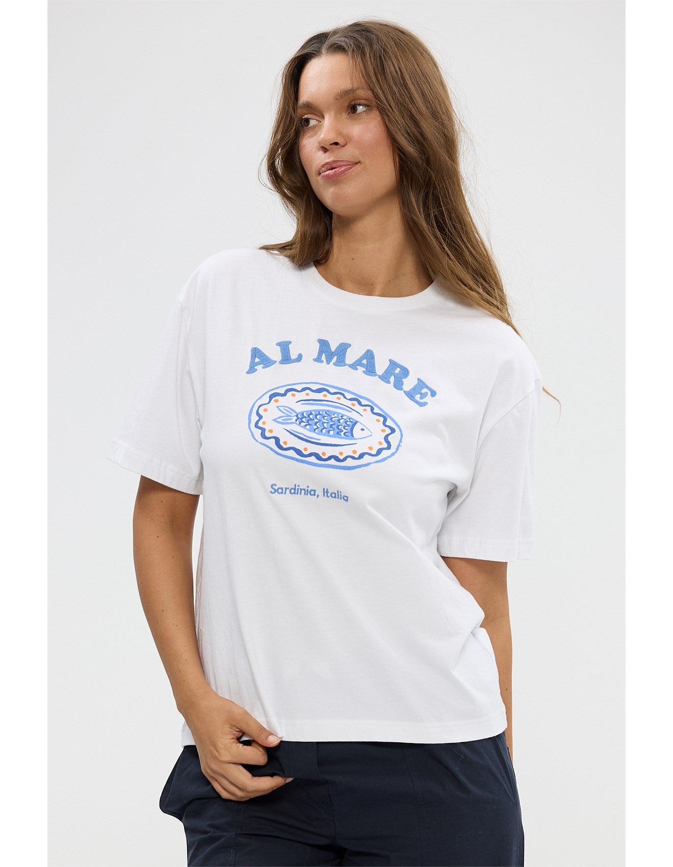 Al Mare Tee in White