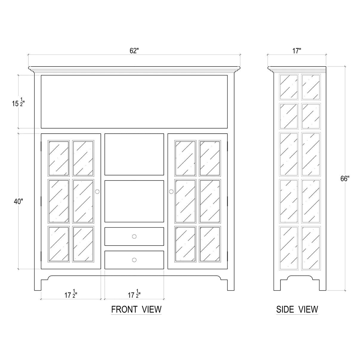 Aries Hamptons Kitchen Cupboard
