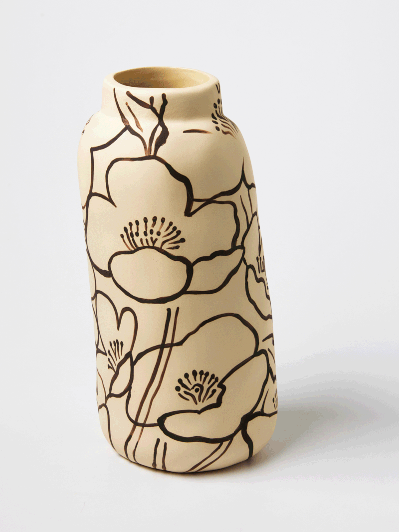 Tall Poppy Vase