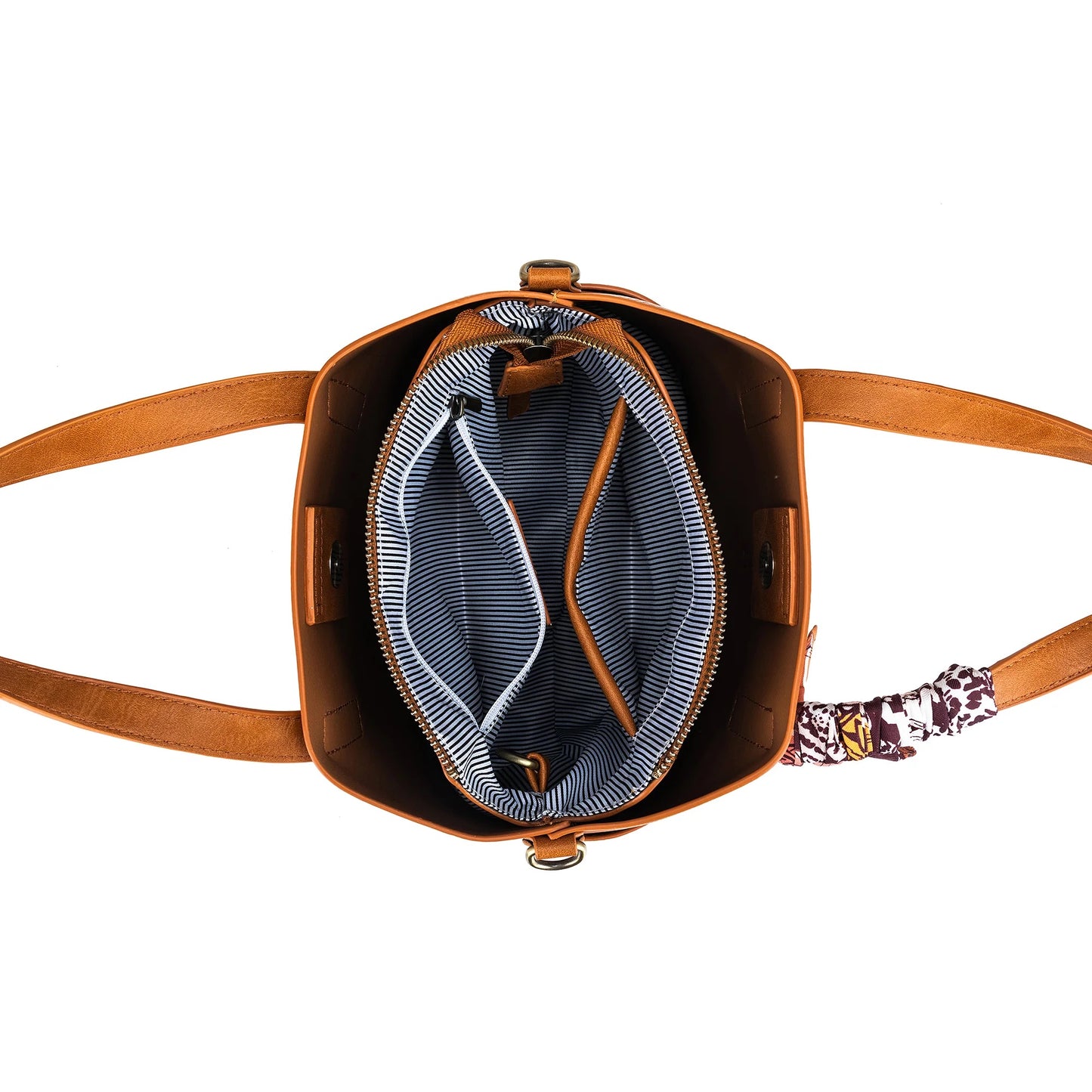 Amelie Tan 2 Piece Tote Handbag