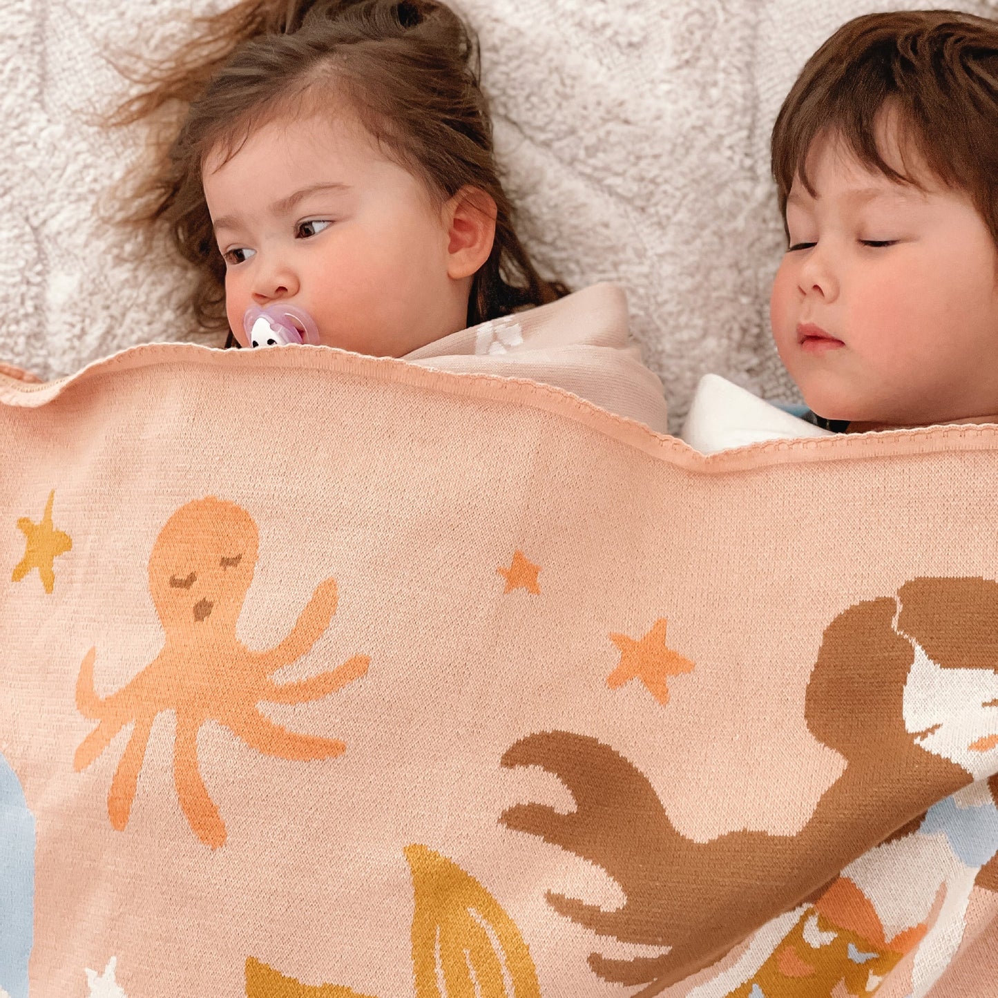 Mermaids Cotton Blanket