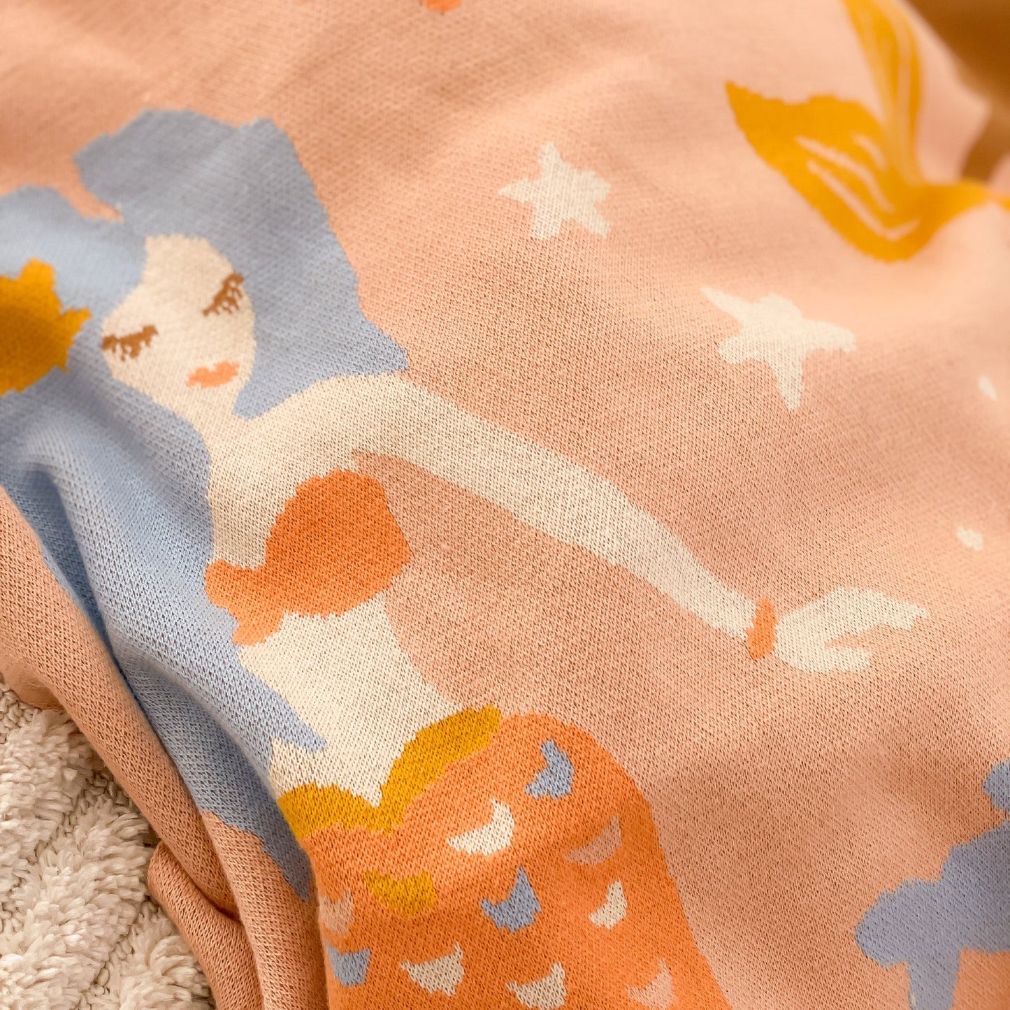 Mermaids Cotton Blanket