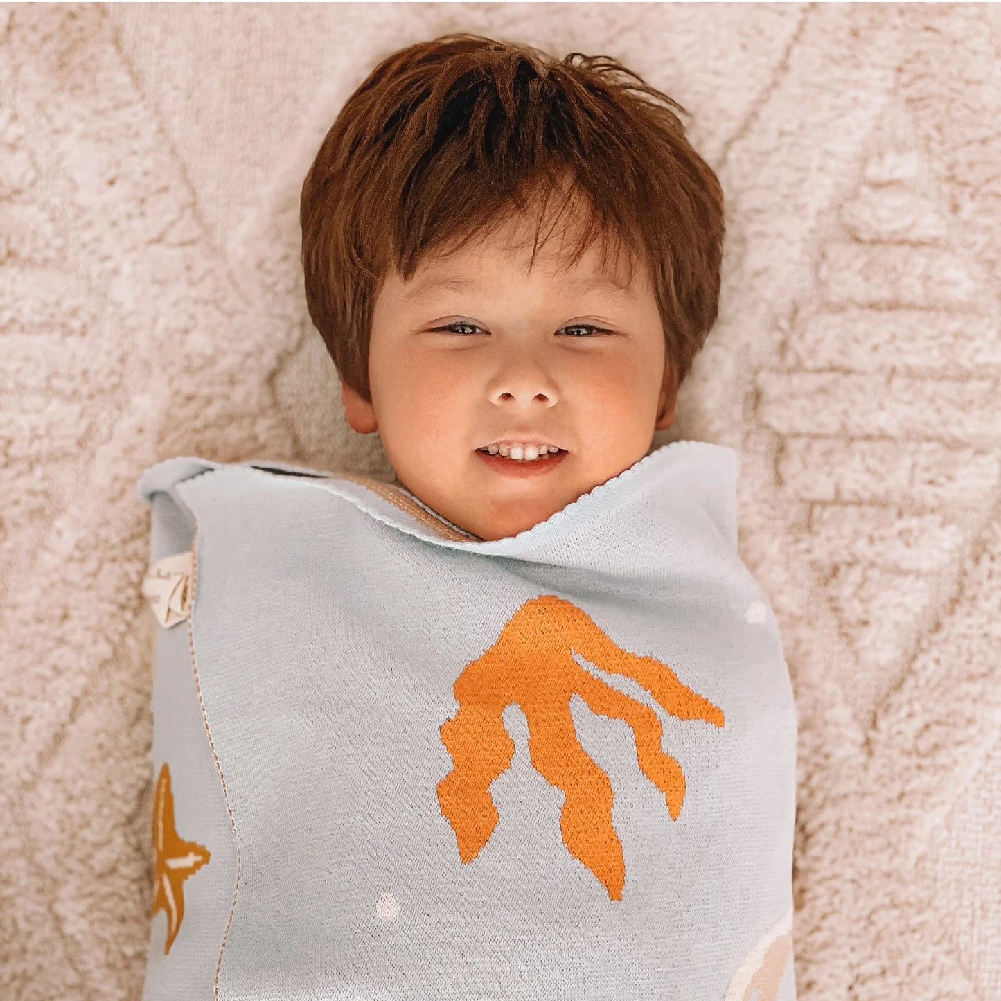 Ocean Creatures cotton Blanket