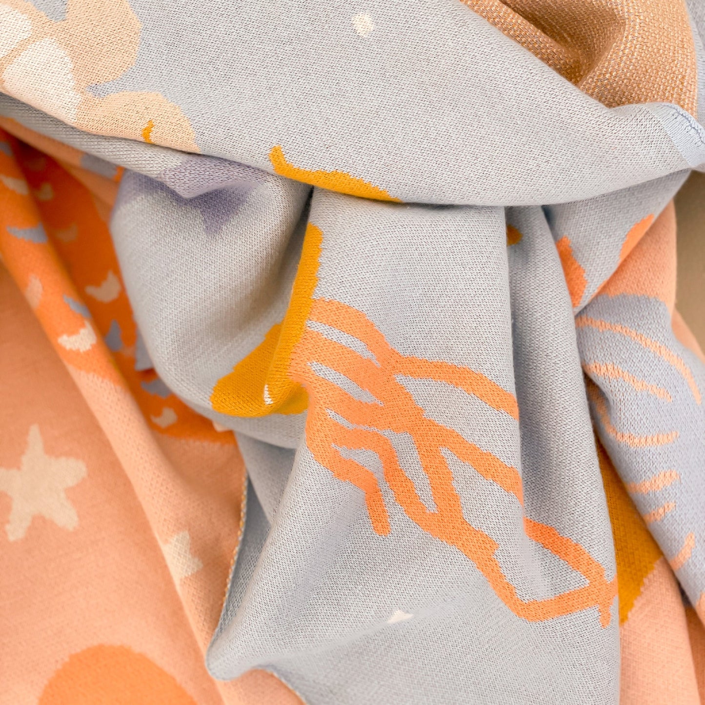 Ocean Creatures cotton Blanket
