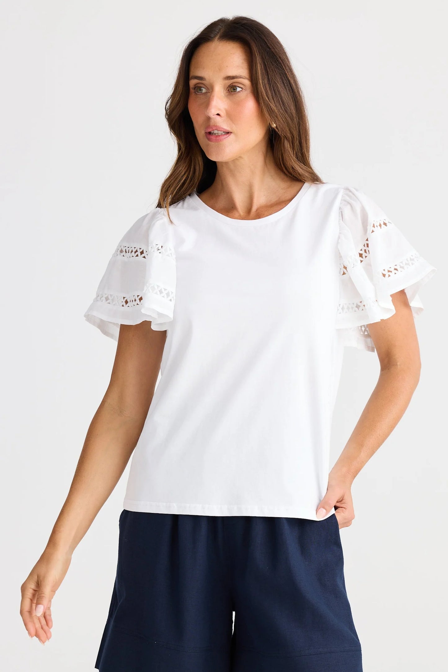 Chloe Tee - White