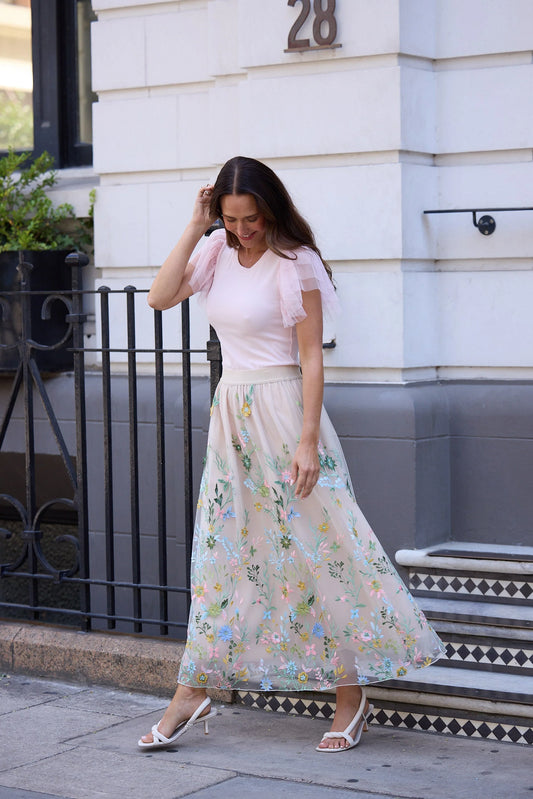 Chance Tee - Soft Pink