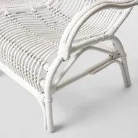 SEVILLE Rattan Two Seater - white