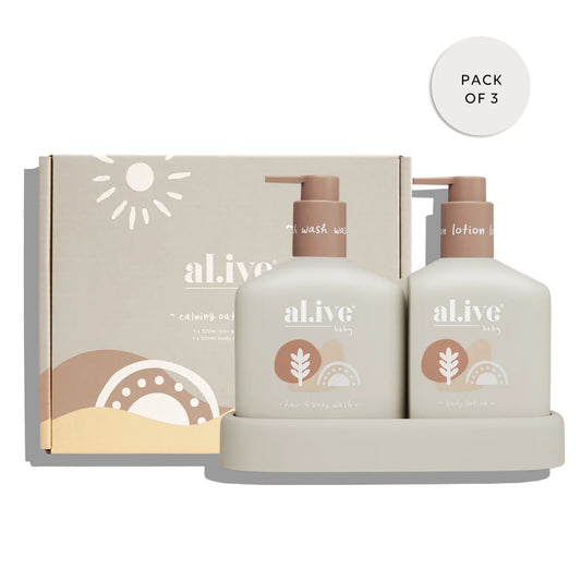 al.ive Calming Oatmeal | Baby Hair & Body Duo
