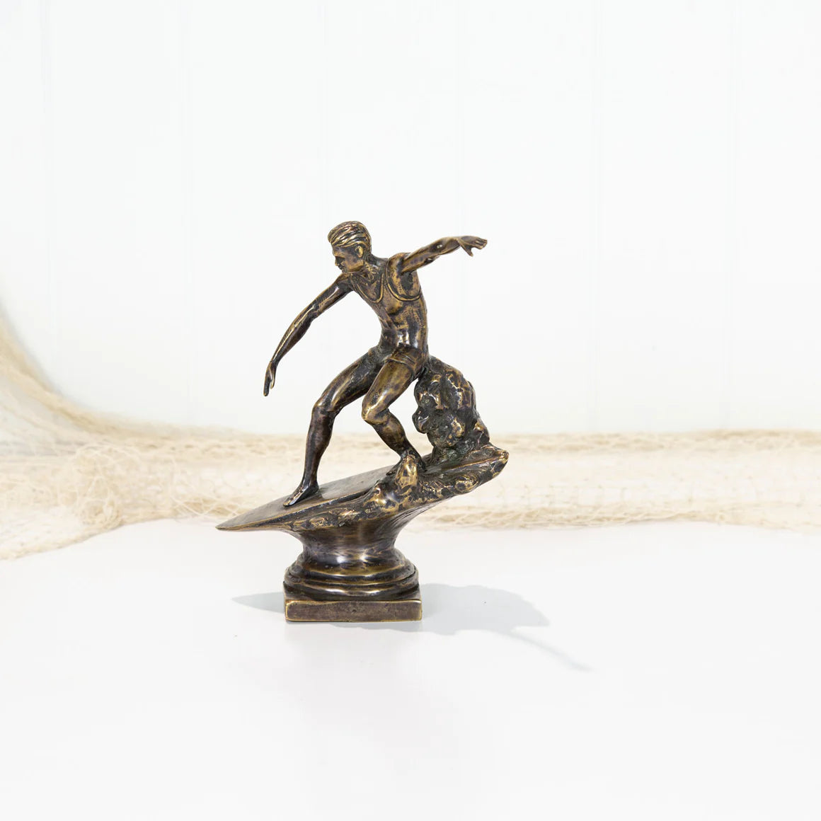 Antique Brass Surfer