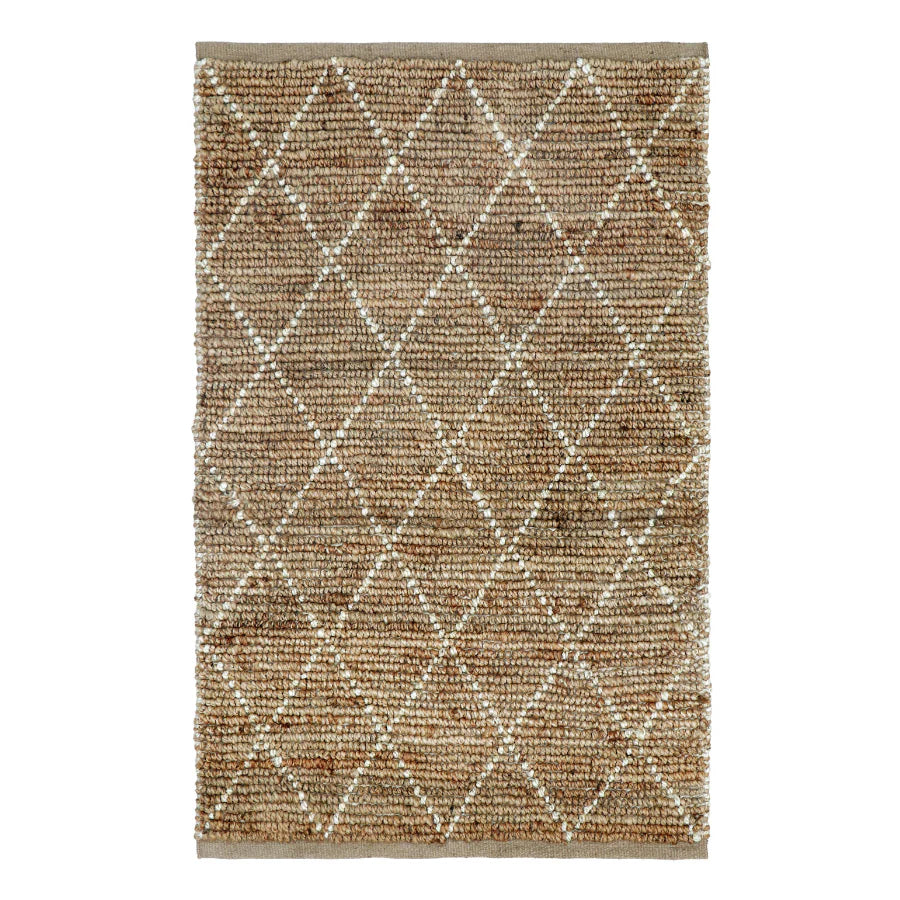 Jute Rug 200 x 300cm Anant White