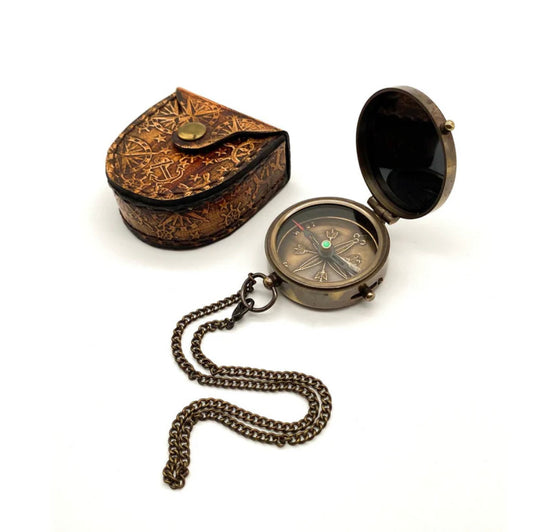 Pocket Compass With Message - Daddy