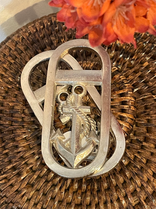 Bottle Opener Oval Silver