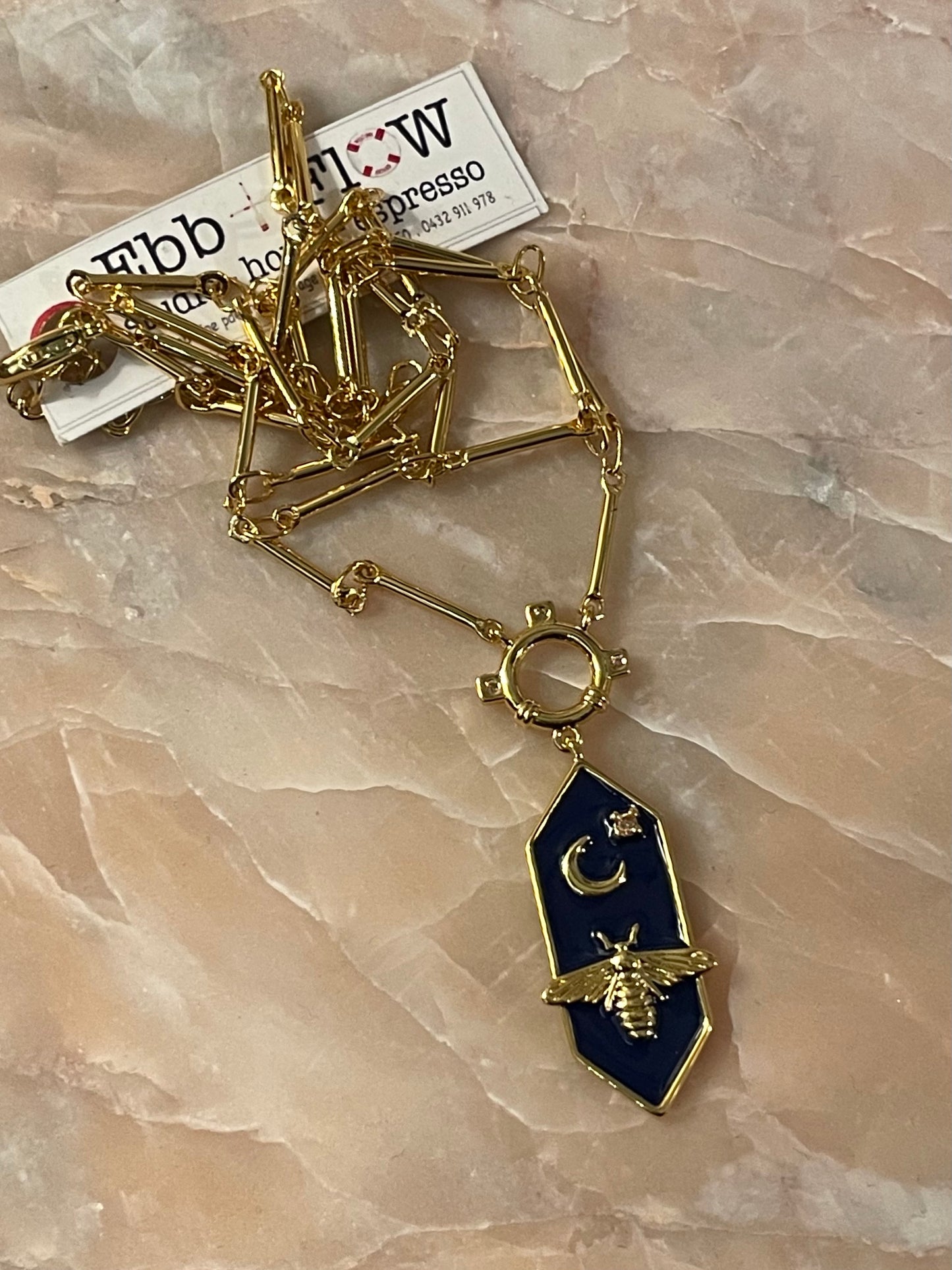 Jewel Citizen Hunter Necklace - Gold