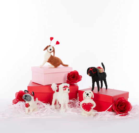 Wool Labrador with Love Letter