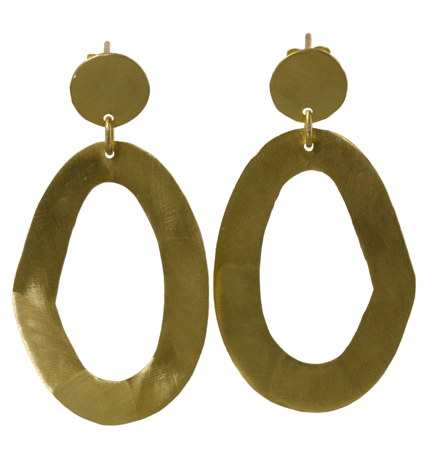 MW Gold Stud Earrings B53