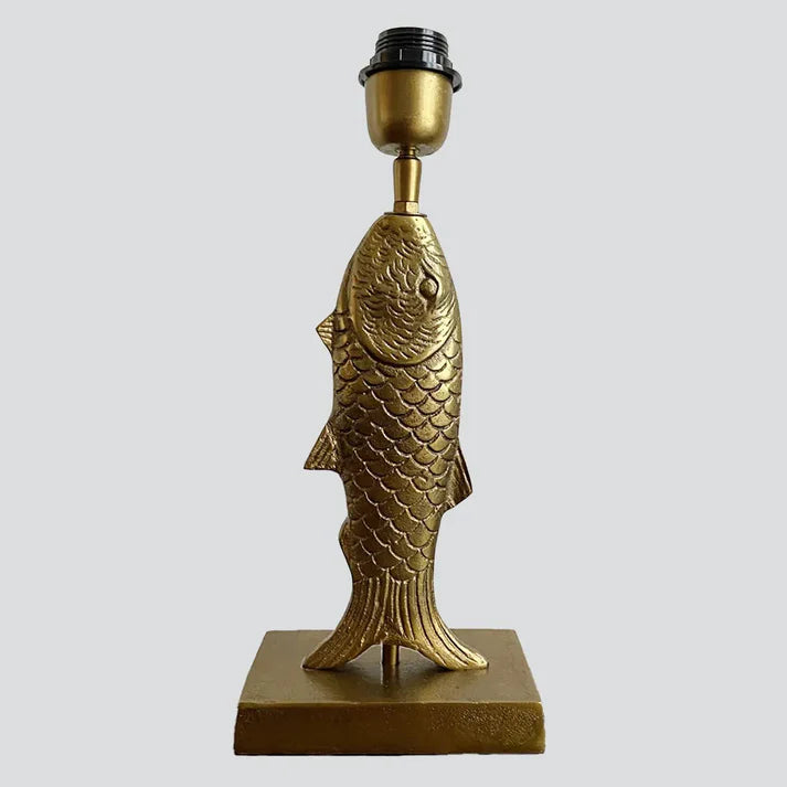Fish Lamp (base only) in Antique Brass
