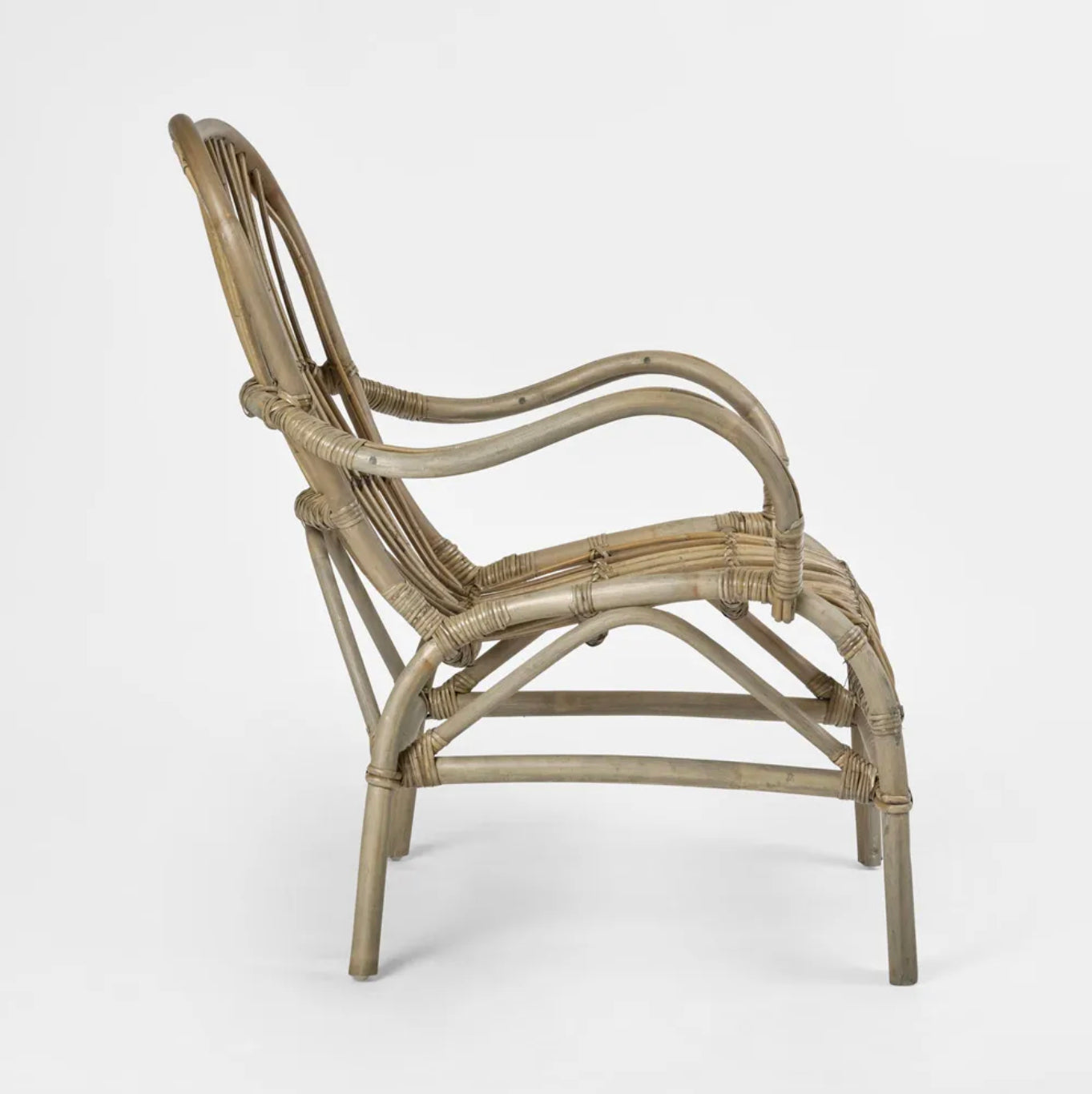 SEVILLE RATTAN ARMCHAIR - ANTIQUE NATURAL/BROWN