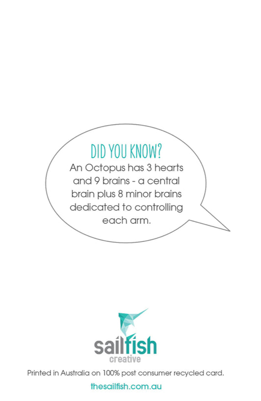 Lovers Card - Octopus Greeting Card