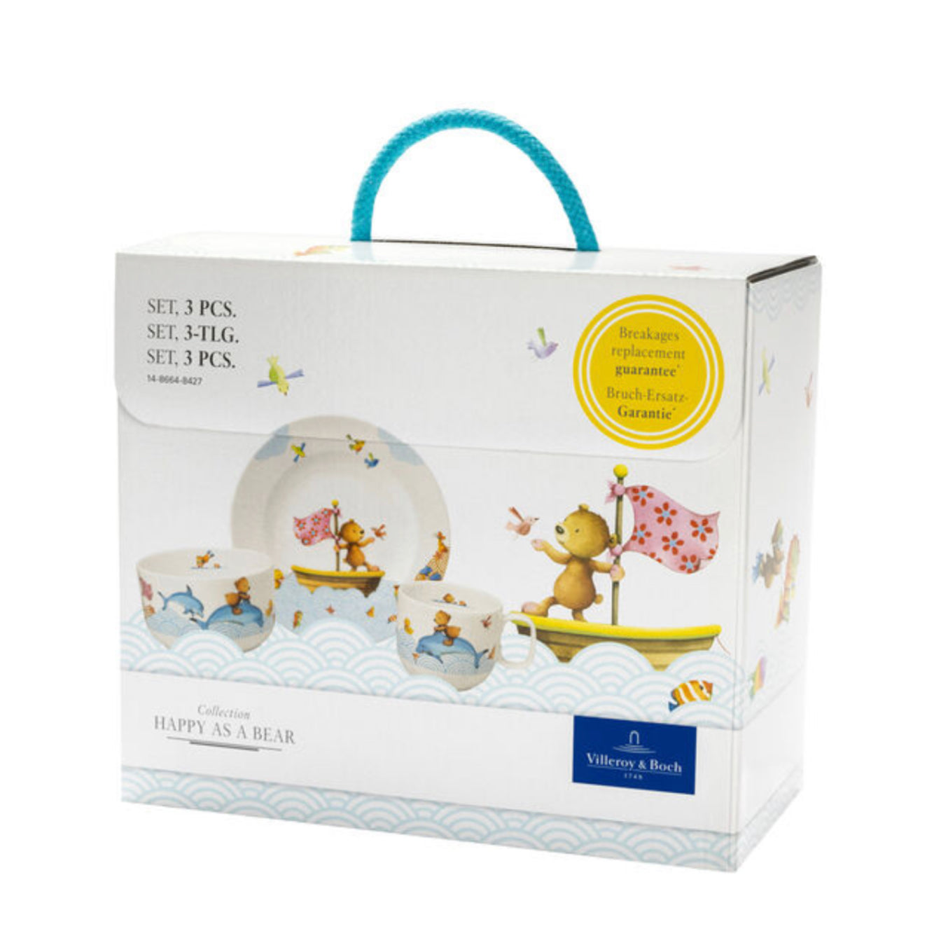 Happy Bear Children Dining Set 7pcs