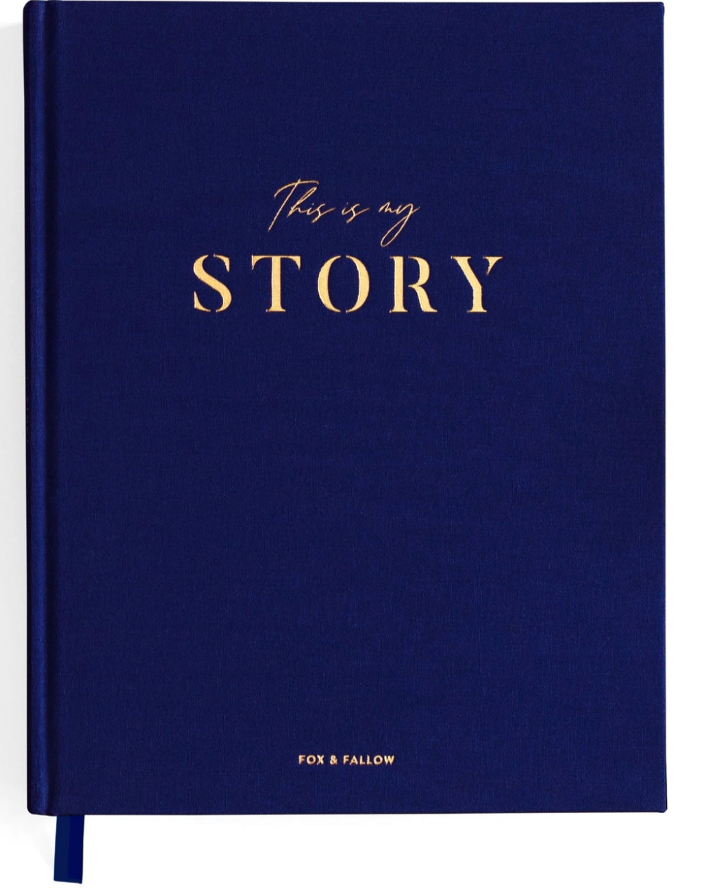 This Is My Story Memoir Journal Navy