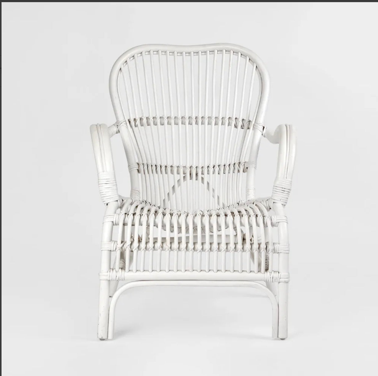 SEVILLE RATTAN ARMCHAIR - GREYWASH