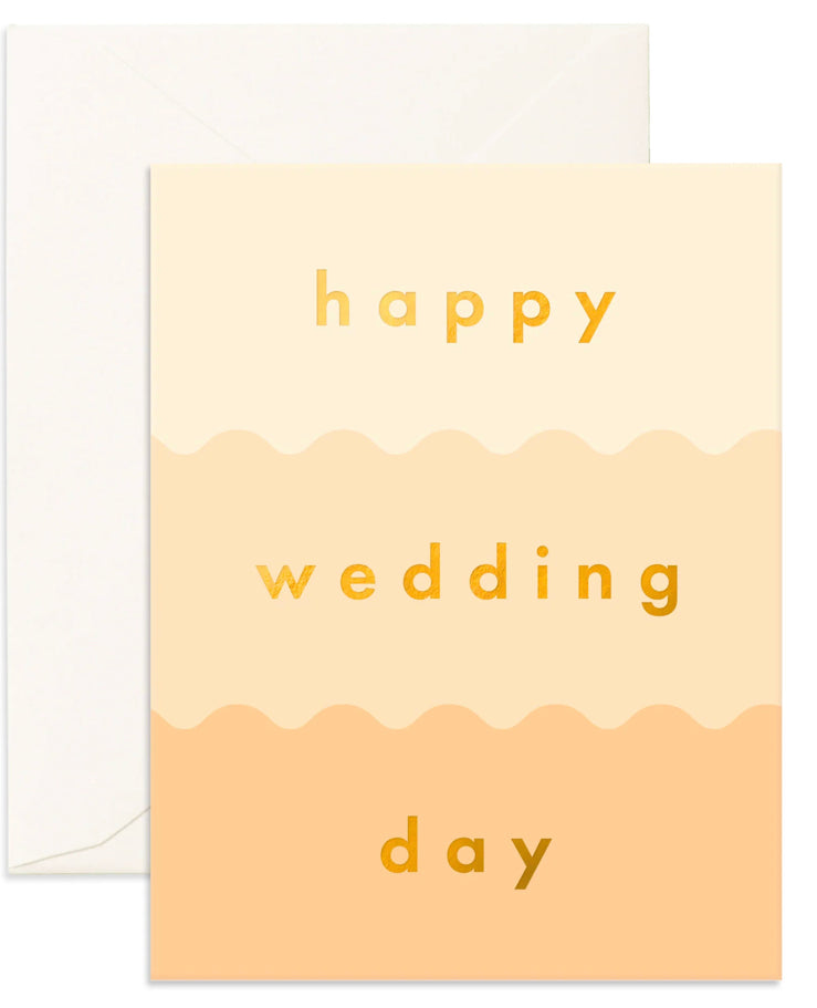 Wedding Day Layer Cake Greeting Card