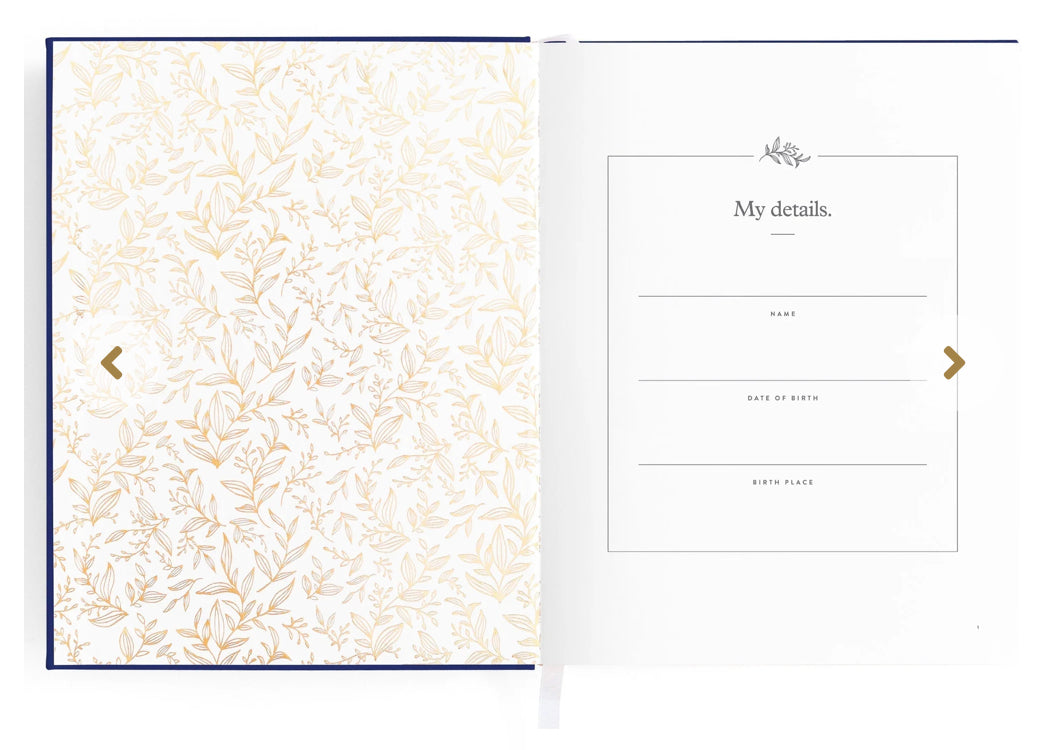 This Is My Story Memoir Journal Navy