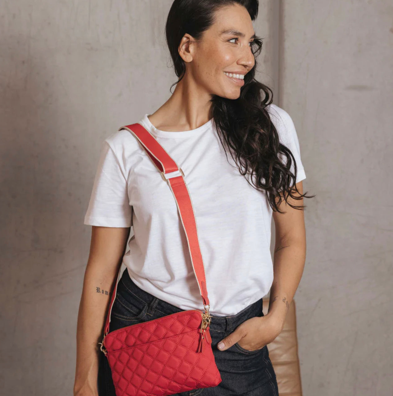 Tribeca Quilted Kiara Crossbody/Clutch (Various)