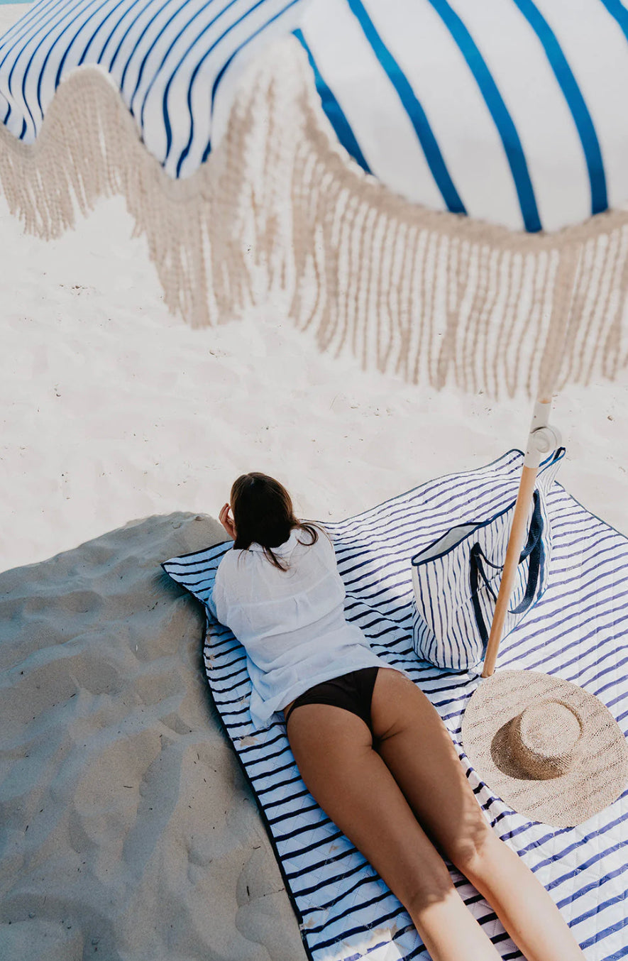Luxe Beach Umbrella Mediterranean