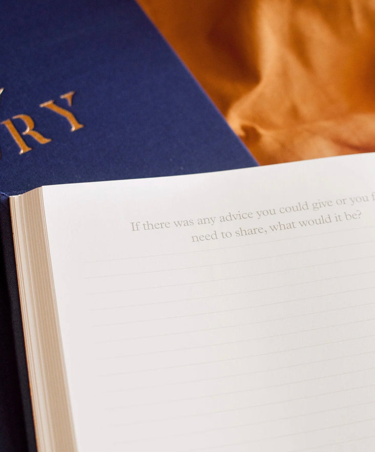 This Is My Story Memoir Journal Navy